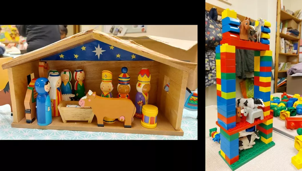 Lego and manger